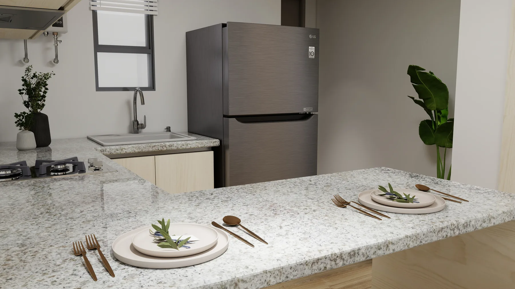 Cocina lineal